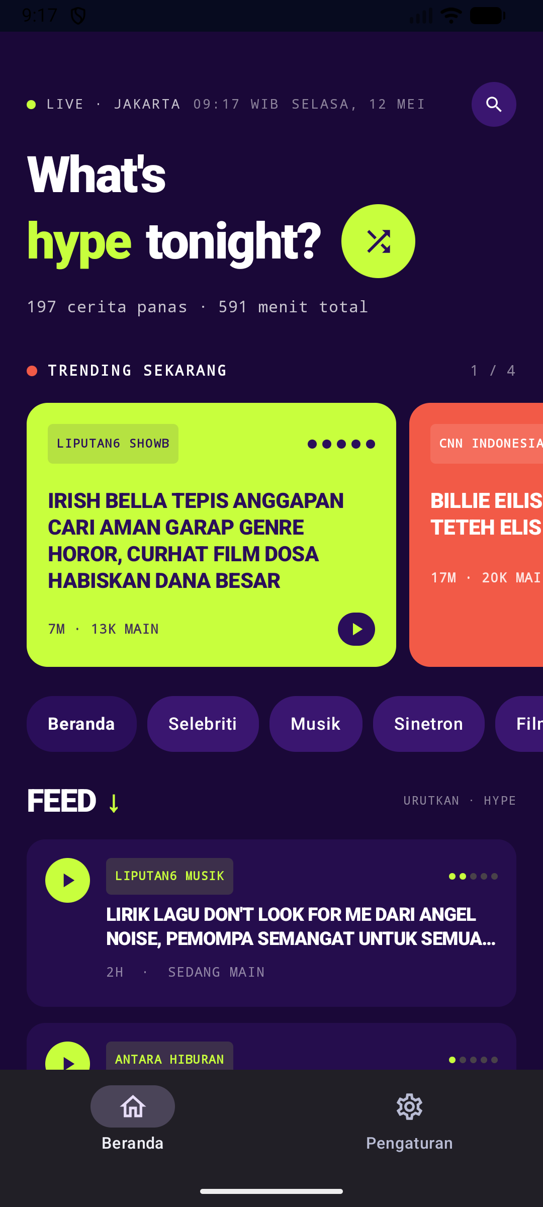 Hype ID on Android phone