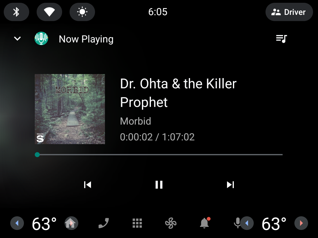 Podlingo playing on Android Automotive