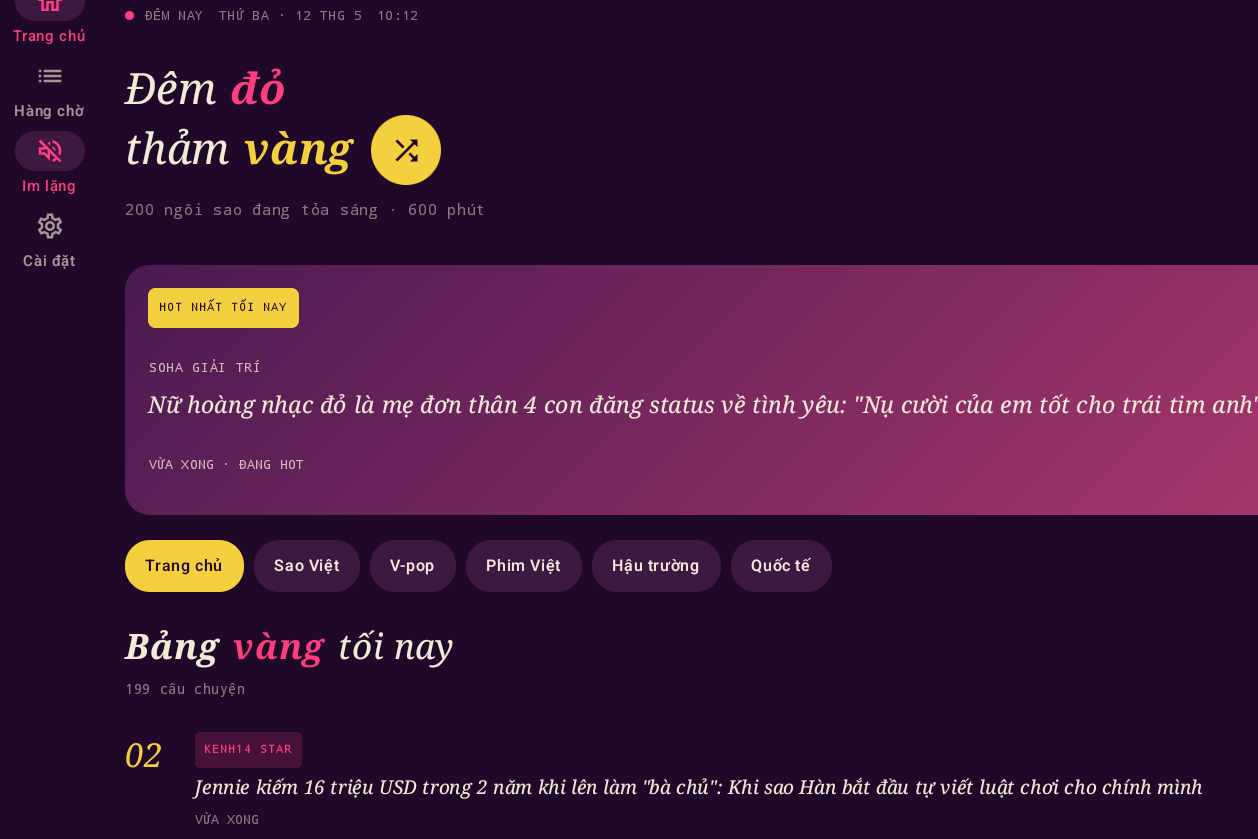 Tinh Tú on Android tablet